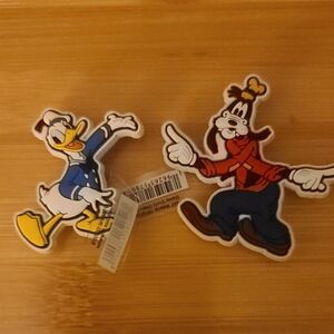 Disney Jibbitz Donald and‎ Goofy